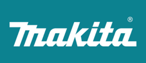 Logo de la marque makita de couleur turquoise