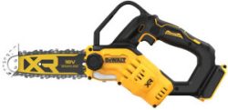 La tronçonneuse à batterie dewalt dcmps520n xj sur fond blanc