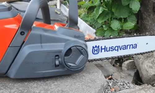 Systeme-réglage-sans-outil-chaine-tronçonneuse-batterie-husqvarna